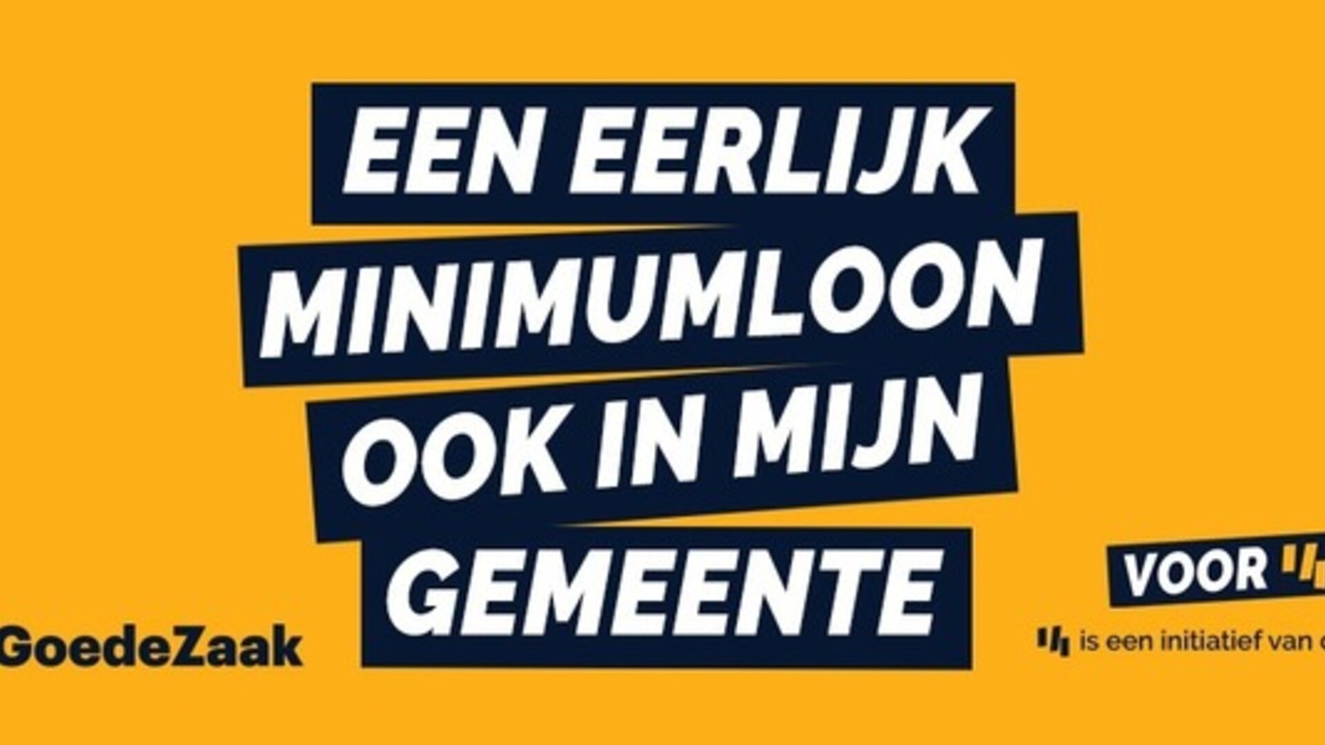 Campagne minimumloon voor 14